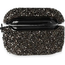 İlkyaz Fashion  Airpods Pro 2 (2.nesil) Mira Taşlı Kılıf - Siyah