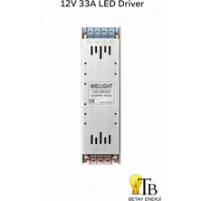 12V 33A LED Driver Metal Kasa Trafo