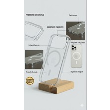 World of Accs iPhone 17 Promax Magsafe Uyumlu Şeffaf Manyetik Kılıf – Güçlü Mıknatıs, Premium Koruma