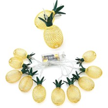 İlkyaz Fashion 2m 10 LED Pilli 2 Kademeli Ananas LED Işık MZ6200-251