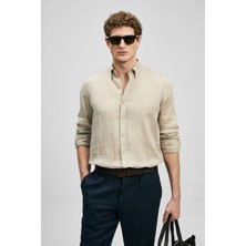 Lufian Erkek Rahat Kesim Keten Gömlek 111010654