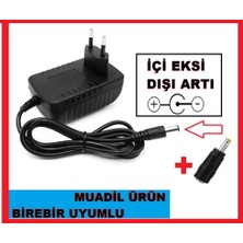 Ata Elektronik Pedal Adaptörü 9 Volt 2 Yada 3 Amper Gönderilmektedir ( Şase Ters Içi Eksi Dışı Artı ) 9V 2A 3A  Pedal Adaptörü