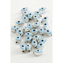 Starseven Oval Nazar Mineli Bileklik Kolye Ucu Aparatı 1 Adet