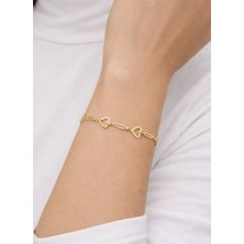 14 Ayar Altın Kalpli Künye