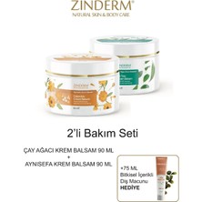 Çay Ağacı Yağı Kremi Balsamı ve Aynısefa Yağı Kremi Balsamı 90ML