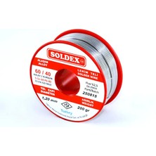 İlkyaz Fashion Soldex 60-40 Lehim Teli 200 gr 1,6 mm - Sn:60 / Pb:40