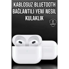 İlkyaz Fashion Bluetooth Kulaklık 3.nesil Kablosuz Uzun Pil Ömrü Dokunmatik Kontrol