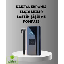 İlkyaz Fashion Dijital Ekranlı Kablosuz Hava Pompası LED Işıklı 12V 80W