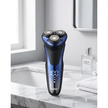Store Mania Ieg™ 3 Başlıklı Elektrikli Tıraş Makinesi Su Geçirmez Dijital Göstergeli