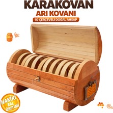 Aksaray Arıcılık Arı Kovanı Karakovan 10 Çerçeveli Doğal Ahşap Arıcılık Kovanı Karakovan Bal Kovanı