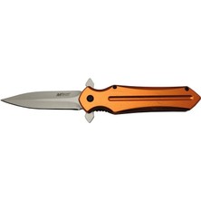 İlkyaz Fashion Mtech 4222 Turuncu Kamp Çakı 21CM- Yarı Otomatik, Kemerlikli