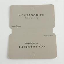 Starseven Gri Renkli Lüks Kolye Kartı