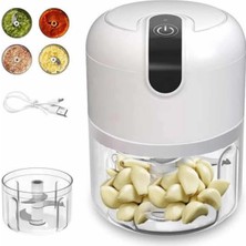 İlkyaz Fashion Rondo Doğrayıcı 250 ml Taşınabilir USB Şarjlı Pratik El Rondo Blender