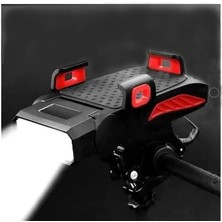 Forte Gt Xbyc 6139-1 Ön Işık Telefon Tutucu Korna Kırmızı