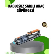 İlkyaz Fashion Şarjlı Kablosuz El Süpürgesi Yüksek Emiş Güçlü ve Çok Başlıklı