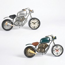 Klasik Motor Tasarımlı Masaüstü Saat