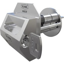 İlkyaz Fashion Yuma Kilitli Kapı Güvenlik Çelik Rozeti - Sağ