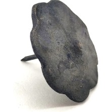 İlkyaz Fashion Antika Tarz Dekoratif Pirinç Çiçek Kabara - 40 Mm, Oksit