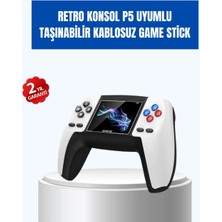 İlkyaz Fashion 520 Oyunlu Taşınabilir Retro Oyun Konsolu | P5 Gamepad