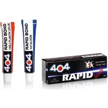İlkyaz Fashion 404 Plastik Çelik Rapid Bond Hızlı Yapıştırıcı 16GR - Şeffaf