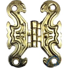 İlkyaz Fashion Dekoratif Sac Kelebek Menteşe - Küçük, Sarı, 1 Adet