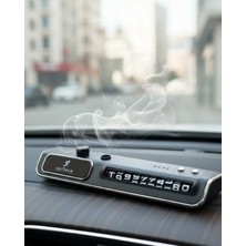 İlkyaz Fashion Araç Ön Cam Nemlendirici Telefon Numarası Gösterme Aparatı LED Işıklı