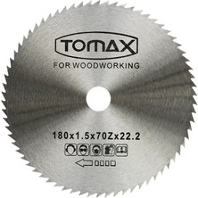 İlkyaz Fashion Tomax Ağaç Daire Testeresi (Elmassız) 115X1,2 Diş 80Z