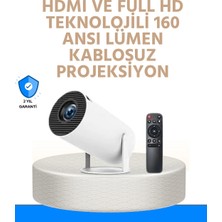 İlkyaz Fashion Kablosuz ve Kablolu Bağlantı Seçenekli Ev Tipi Projeksiyon