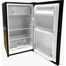 Vantobe Werd 95LT Werd 95L 12/24V Kompresörlü Karavan ve Marin Buzdolabı – Kilitli Kapı - Mat Siyah