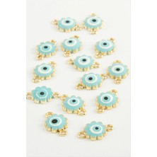 Starseven Çiçek Çift Kulplu Mineli Bileklik Kolye Ucu Aparatı 1 Adet