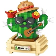 SHC4200 LZ-8833 Loz Kaktüs 380 Parça Block Oyuncak