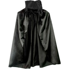 İlkyaz Fashion Siyah Renk Yakalı Halloween Pelerini 90 cm