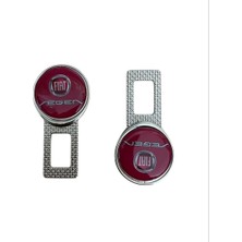 Şenyıldız Aksesuar Fiat Egea Metal Kemer Görseli 2 Adet Çift Yönlüdür Logosu