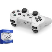Hadron Nodar ND600A PlayStation 3 Uyumlu Kablosuz Titreşimli GamePad - Beyaz