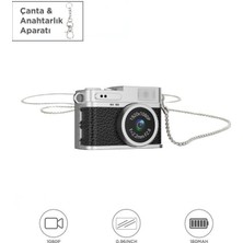 İlkyaz Fashion Dijital Fotoğraf Makineleri Video Kamera Mini Anahtarlık 1080P CMR35 Siyah
