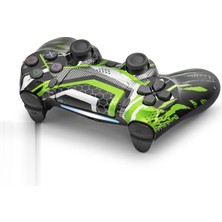 İlkyaz Fashion Gamepad Ps4 Uyumlu - Yeşil Siyah ND400AK