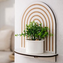 Hippodeco Modern Mdf Dekoratif Duvar Rafı 20X25 cm – Demonte 3 Parça Minimal Tasarım Duvar Dekoru
