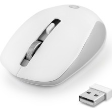 İlkyaz Fashion Sessiz Kablosuz Mouse Optik 800/1600 Dpi - Beyaz S1000B