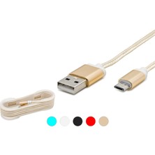 İlkyaz Fashion USB Micro To USB Şarj ve Data Kablosu Ps4 Gamepad Uyumlu Hasır 1.5 M HD4338