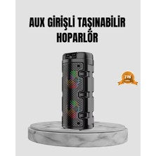 İlkyaz Fashion Taşınabilir Bluetooth Hoparlör Çift Sürücü Güçlü Bas Hd Ses Çoklu Bağlantı