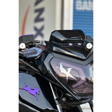 Banxtre Motor Farı Için Hologramlı Venom Gözü Sticker 10CM (1 Adet)