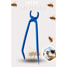 Tapan Bıçağı Tapan Arıcı Çerçeve Çıta Tutma Pensesi 26 cm 2+1 Dişli Mavi