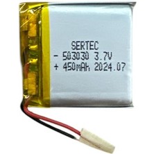 İlkyaz Fashion 503030 3.7V 450MAH Li-Polymer Pil DEVRELI/1.5A