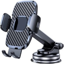 Gunkes Araba Araç Içi Uzayan Ayarlanabilir Vantuzlu Telefon Tutucu Cam ve Torpido Için
