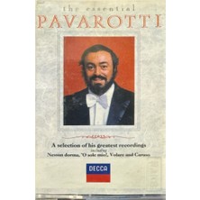 Kadıköy Plak Kulübü Dikkat Kaset !!! Luciano Pavarotti – The Essential Pavarotti Kaset