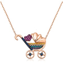 Noip 925 Ayar Gümüş Yeni Doğan Bebek Kolye PT26109162 (1204)