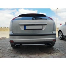 Oto h.i.t. Ford Focus 2 Hatchback Uyumlu Body Kit Difüzör 2 Çıkış Kare Gri Model 3