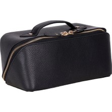 Eco Lounge Ella Kadın Seyahat Kozmetik Bakım Makyaj Çantası Organizer Siyah