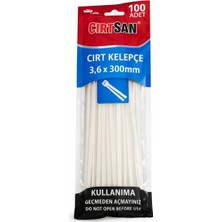 Cırtsan Çok Amaçlı Ayarlanabilir Plastik Kablo Bağı 3,6 300 Beyaz