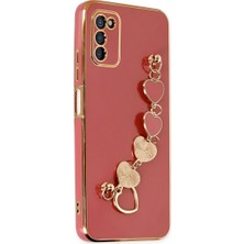 AyrStore Samsung Galaxy A03S Kılıf Esila Silikon - Kırmızı